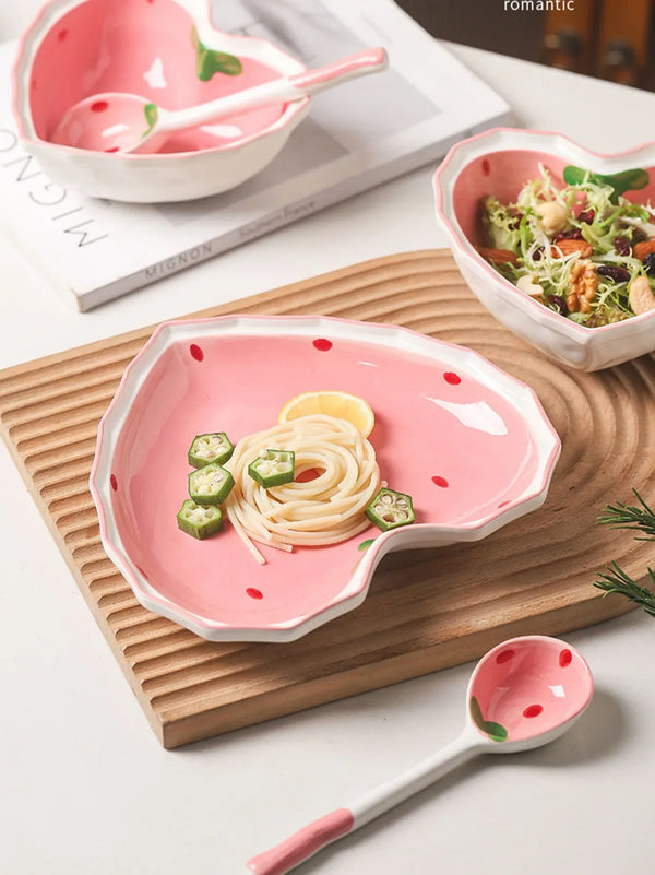 1pc Strawberry plate