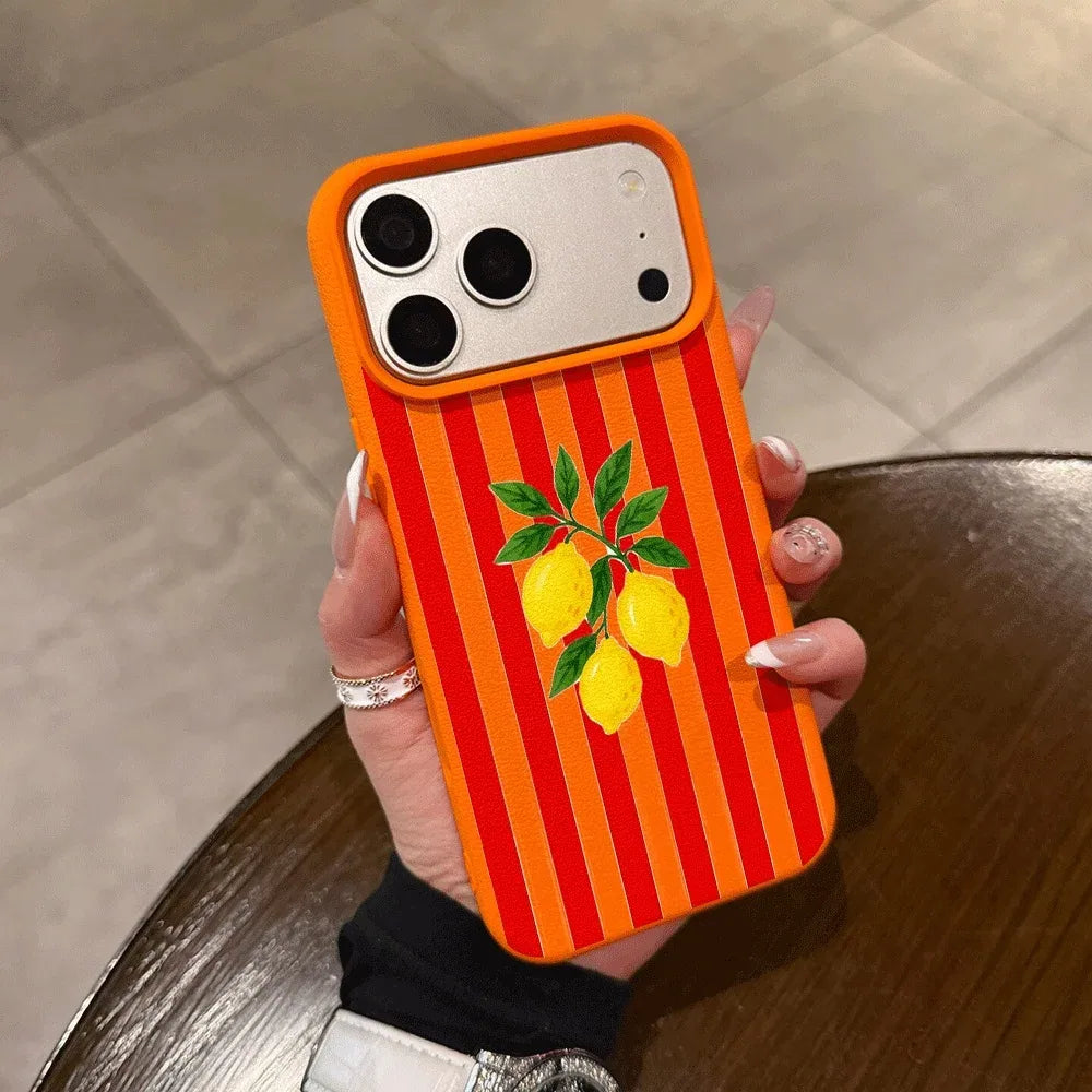 Citrus Stripe Case