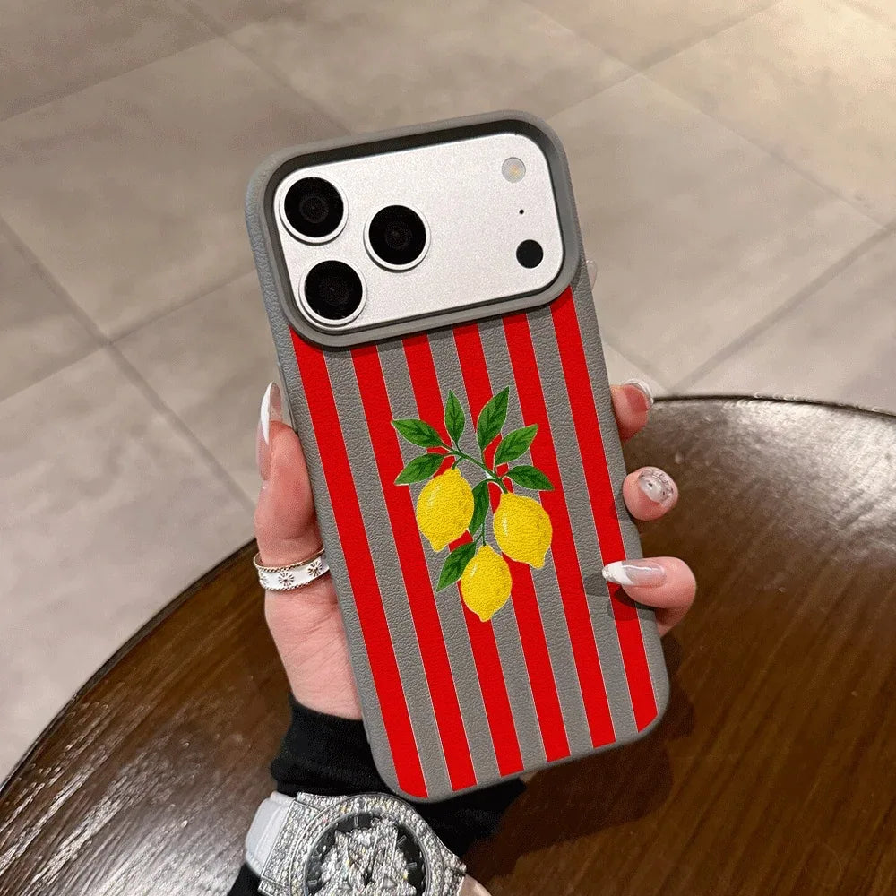 Citrus Stripe Case