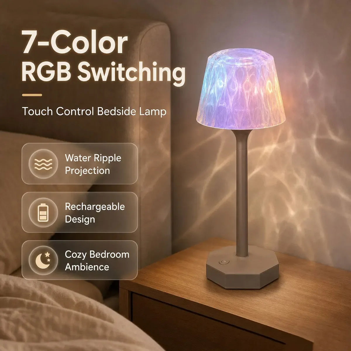 Mare Waterproof Wave Lamp