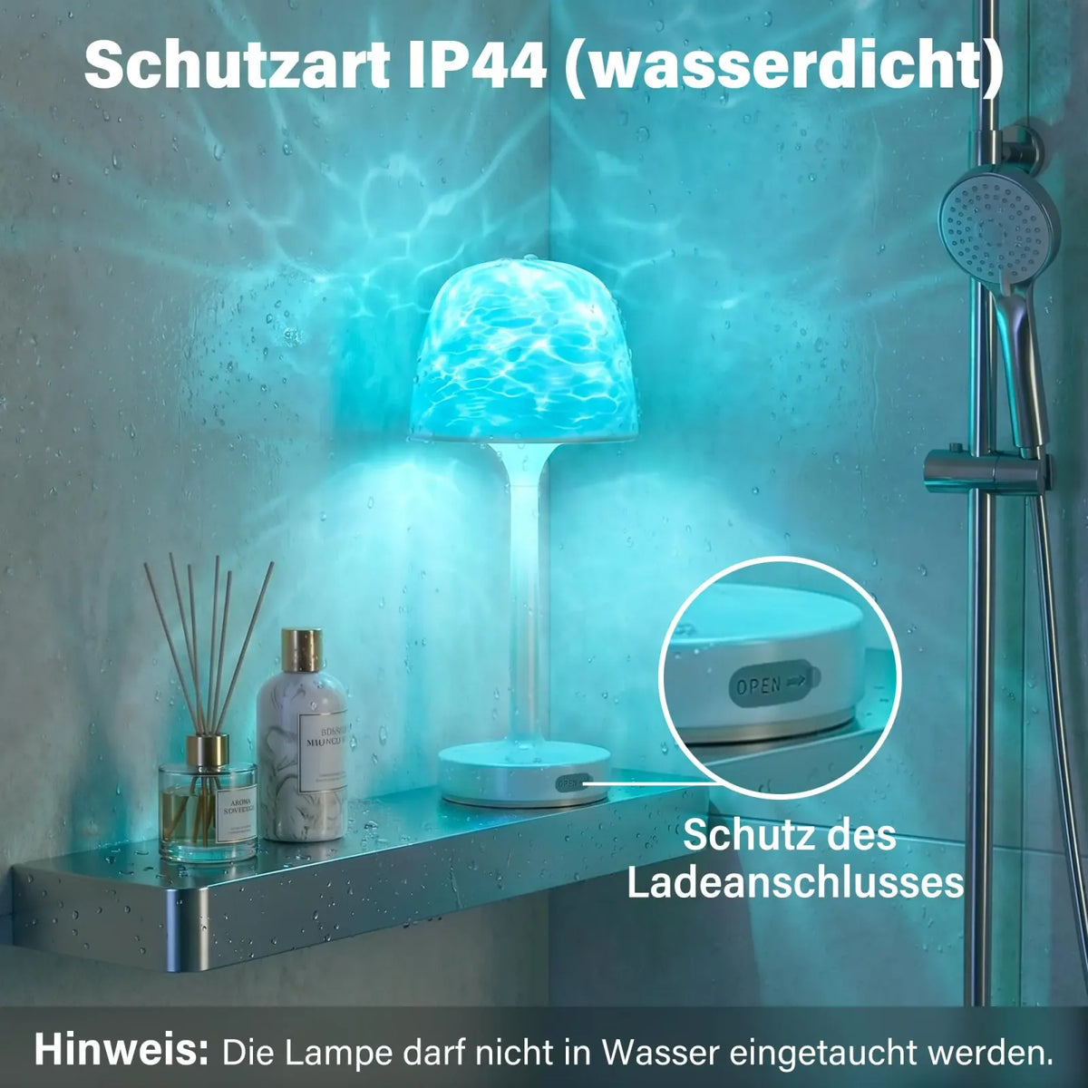 Mare Waterproof Wave Lamp