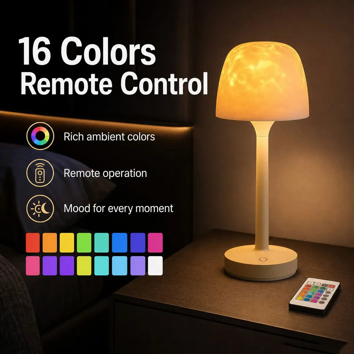 Mare Waterproof Wave Lamp
